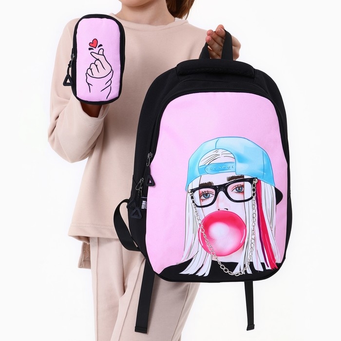 Рюкзак школьный, эргономичная спинка «1 сентября: Girl» 39x32x14 см Рюкзак школьный, эргономичная спинка «1 сентября: Girl» 39x32x14 см