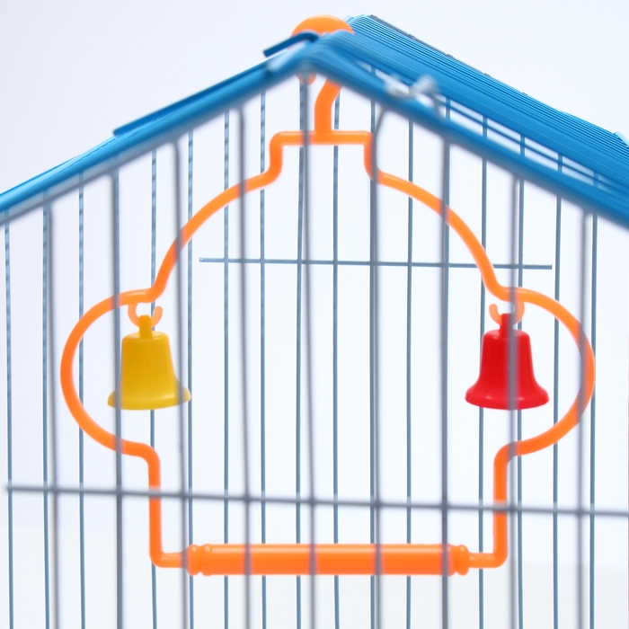 Клетка для птиц укомплектованная Bd-1/1d, 30 х 23 х 39 см, голубая (фасовка 12 шт) Клетка для птиц укомплектованная Bd-1/1d, 30 х 23 х 39 см, голубая (фасовка 12 шт)