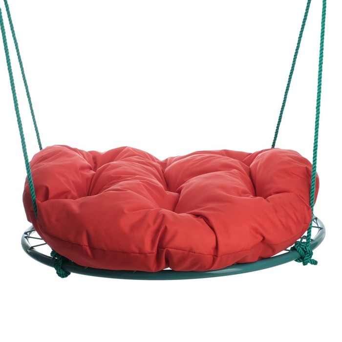 Качели Качели "Гнездо" с подушкой d 90 см, макс нагрузка 80 кг, красная подушка