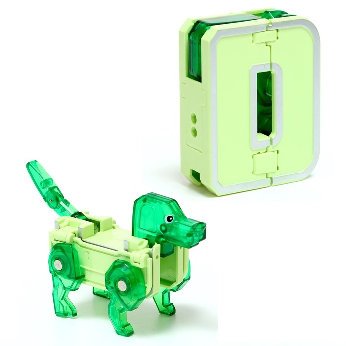 Робо-буквы «Звери», набор 6 в 1, трансформируются, собираются в 1 робота