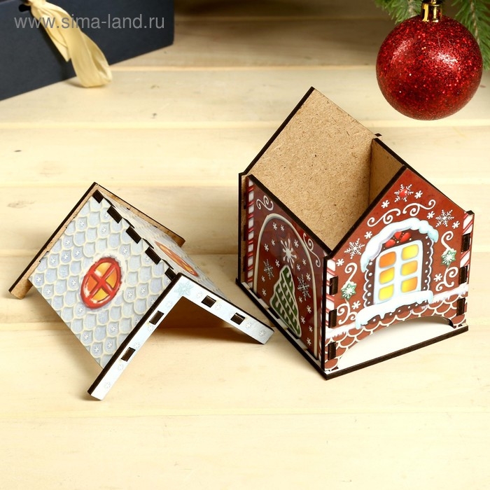 Чайный домик  Чайный домик "Пряничный домик" 10,5х9,5х12 см