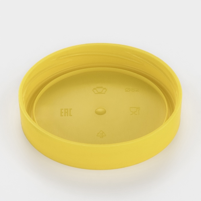 Набор стеклянных банок с жёлтой полимерной крышкой, ТО-82 мм, 450 мл, 6 шт. Набор стеклянных банок с жёлтой полимерной крышкой, ТО-82 мм, 450 мл, 6 шт.