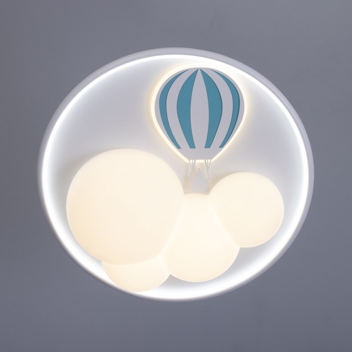 Люстра с ПДУ "Воздушный шар" LED 160Вт 3000-6000К бело-лазурный