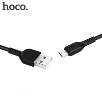 Кабель Hoco X20, microUSB - USB, 2 А, 3 м, PVC оплетка, черный