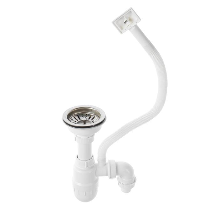 Мойка кухонная  Мойка кухонная "Владикс", врезная, с сифоном, d=51 см, нержавеющая сталь 0.6 мм