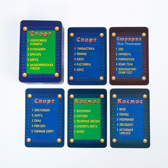 Настольная игра на объяснение слов «Карманный крокодил», 100 карт, 12+ Настольная игра на объяснение слов «Карманный крокодил», 100 карт, 12+