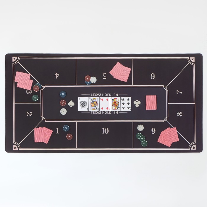 Сукно для покера, прорезиненное, 120 х 60 см, толщина 3 мм. черное Сукно для покера, прорезиненное, 120 х 60 см, толщина 3 мм. черное