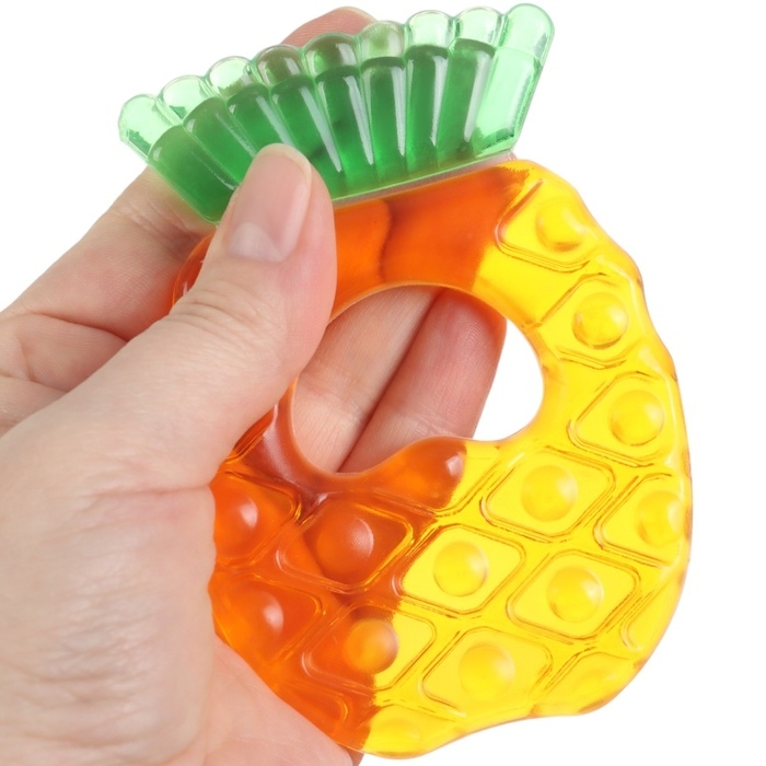 Прорезыватель охлаждающий с водой «Ананас», Крошка Я