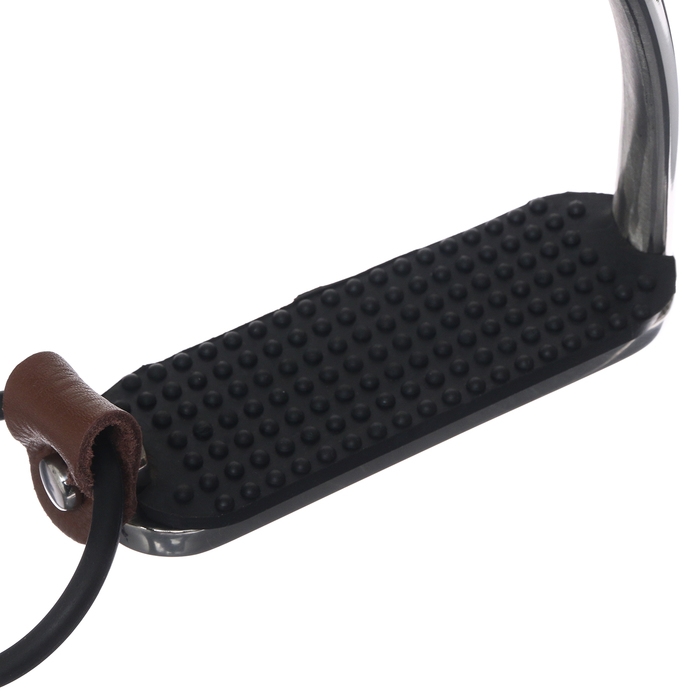 Стремена металлические с резиновыми вставками, хром, набор 2 шт Стремена металлические с резиновыми вставками, хром, набор 2 шт