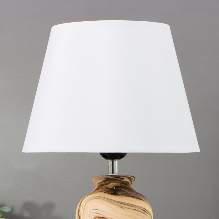 Лампа настольная 16382/1 E27 40Вт бежево-белый 23х23х39 см RISALUX Лампа настольная 16382/1 E27 40Вт бежево-белый 23х23х39 см RISALUX