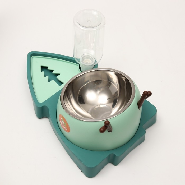 Миска металлическая на пластиковом основании, 31,8 х 20 х 14 см, зелёная Миска металлическая на пластиковом основании, 31,8 х 20 х 14 см, зелёная