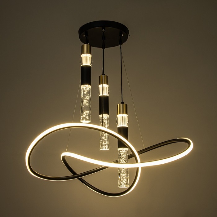 Светильник с ПДУ Светильник с ПДУ "Асанти" LED 110Вт 3000-6000К черный 53х53х100 см