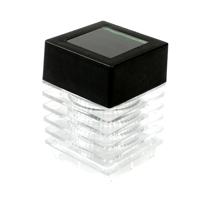 Садовый светильник на солнечной батарее «Столбик», 6 × 39 × 6 см, 1 LED, свечение белое Садовый светильник на солнечной батарее «Столбик», 6 × 39 × 6 см, 1 LED, свечение белое