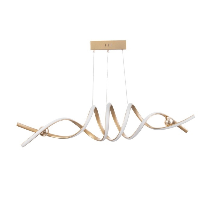 Светильник BayerLux Светильник BayerLux "Спираль" LED 112Вт 3000-6000К золото 100х22х100 см