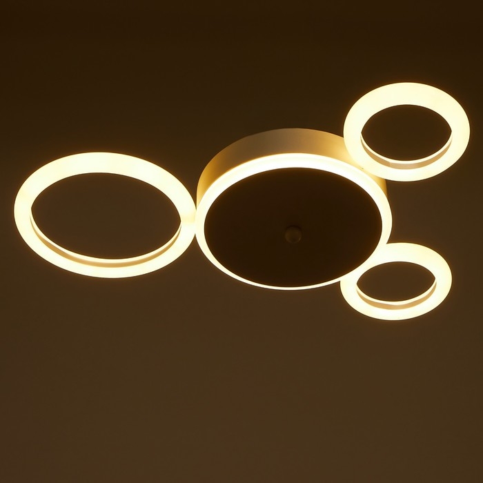 Люстра с ПДУ 2033/3 LED 68Вт белый 47х40х4,5 см BayerLux