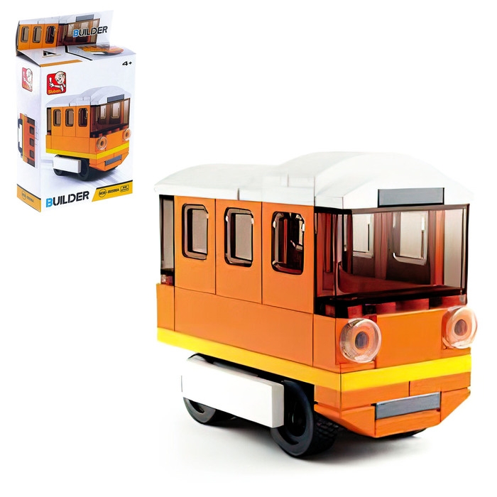 Конструктор &laquo;Городской транспорт&raquo;, 59 деталей, 4 вида, МИКС