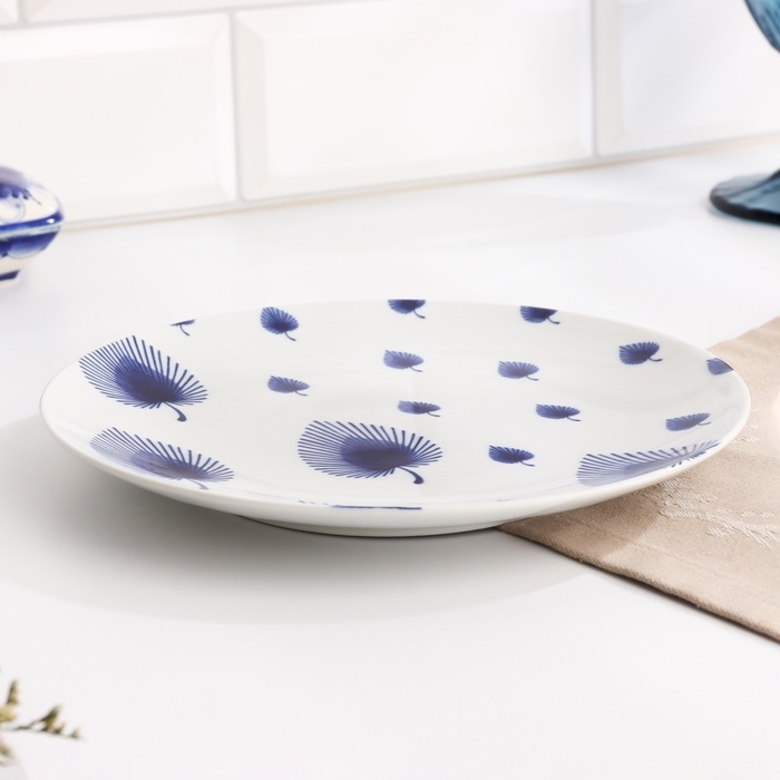 Тарелка Тарелка "Романс фантазия", д-200мм, нео гжель