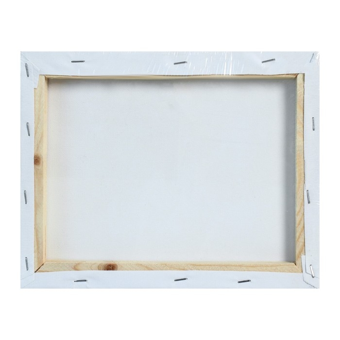 Холст на подрамнике, хлопок 100%, 1.6 х 20 х 25 см, акриловый грунт, мелкозернистый, 280 г/м²