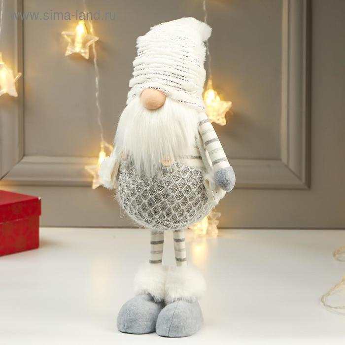 Кукла интерьерная Кукла интерьерная "Дедушка нарядный в белом колпаке" 48х11х17 см