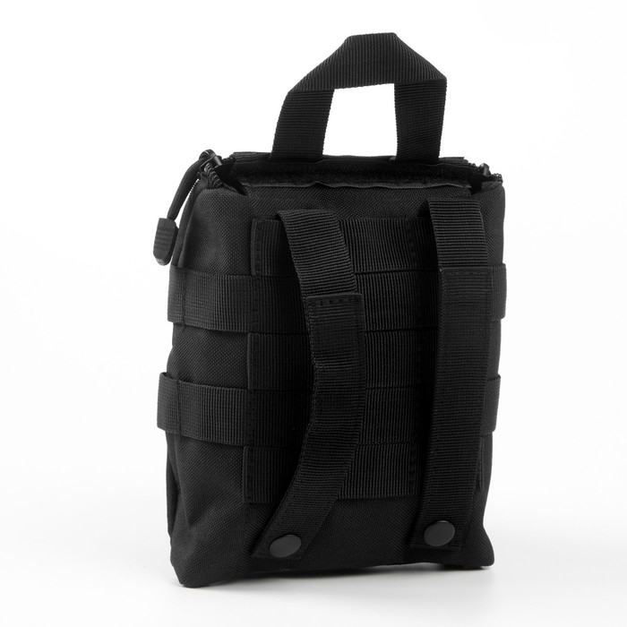 Подсумок медицинский, тактический, черный, 15 х 20 см Подсумок медицинский, тактический, черный, 15 х 20 см