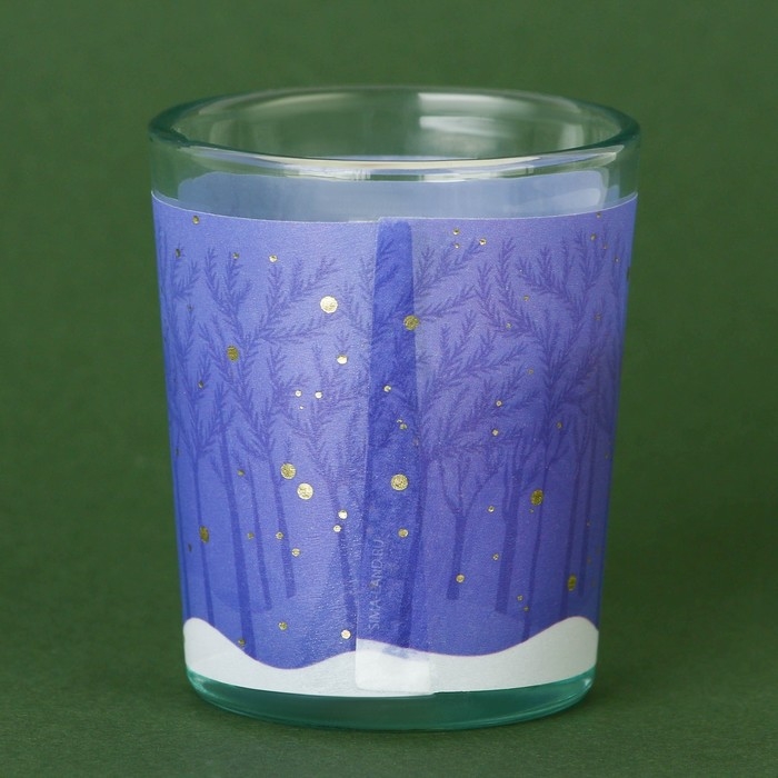 Новогодняя свеча в стакане «Новый год: Сказочного года», аромат орех Новогодняя свеча в стакане «Новый год: Сказочного года», аромат орех