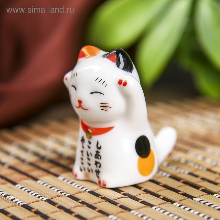 Сувенир керамика Сувенир керамика "Манэки-нэко" МИКС 4х4,3х2,5 см