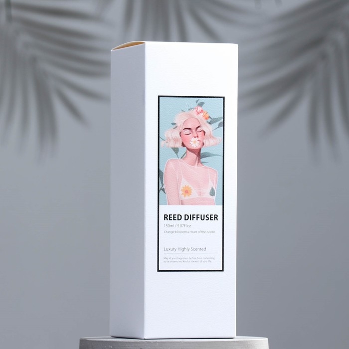 Диффузор ароматический Диффузор ароматический "Orange blossom and ocean", цветок апельсина и океан, 150 мл