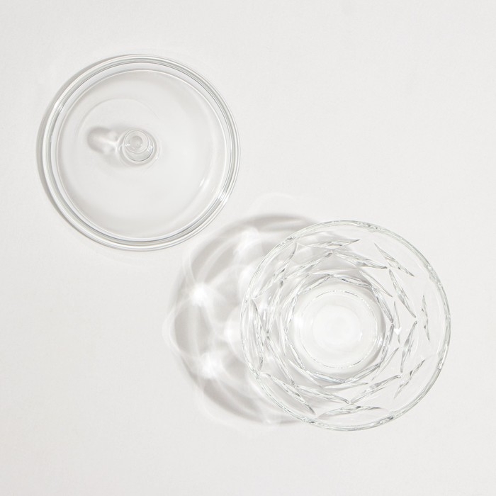 Сахарница стеклянная «Айсд Диамант», 350 мл Сахарница стеклянная «Айсд Диамант», 350 мл