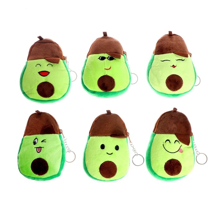 Кошелёк «Авокадо», на брелоке, виды МИКС