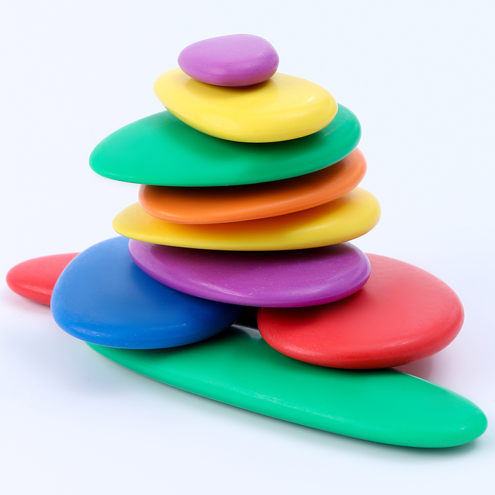 Развивающий набор «Камешки», 24 × 19,5 × 6 см, 36 камешков + книга с заданиями Развивающий набор «Камешки», 24 × 19,5 × 6 см, 36 камешков + книга с заданиями