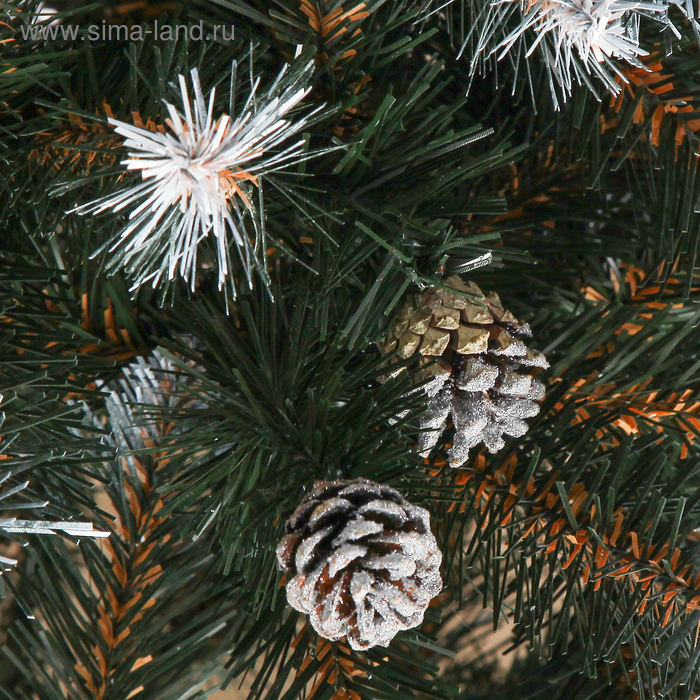 Ёлка искусственная Ёлка искусственная "Элитная Серебро " 150 см, d нижнего яруса 90 см, 335 веток