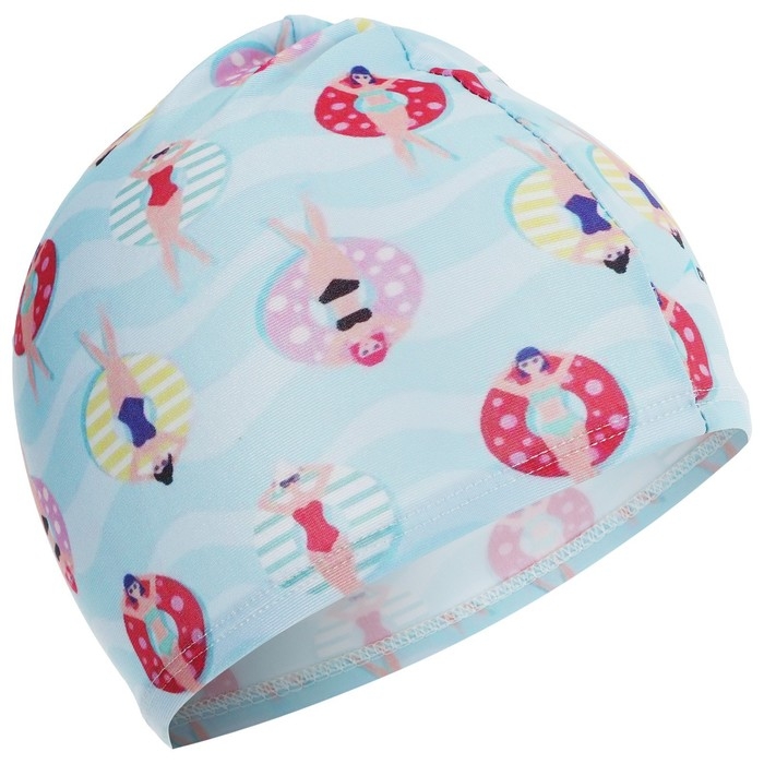 Шапочка для плавания детская ONLYTOP CAKE, тканевая, обхват 46-50 см Шапочка для плавания детская ONLYTOP CAKE, тканевая, обхват 46-50 см