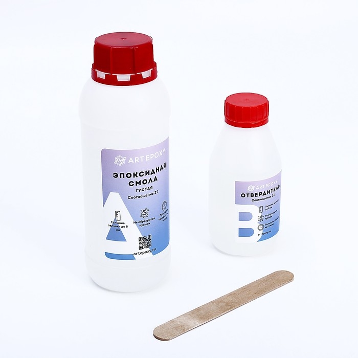 Эпоксидная смола для творчества ArtEpoxy Густая, 600 г Эпоксидная смола для творчества ArtEpoxy Густая, 600 г