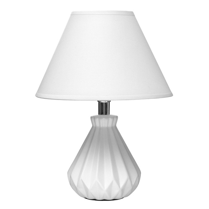 Лампа настольная 1860/1WT E14 40Вт белый 25х25х35 см RISALUX