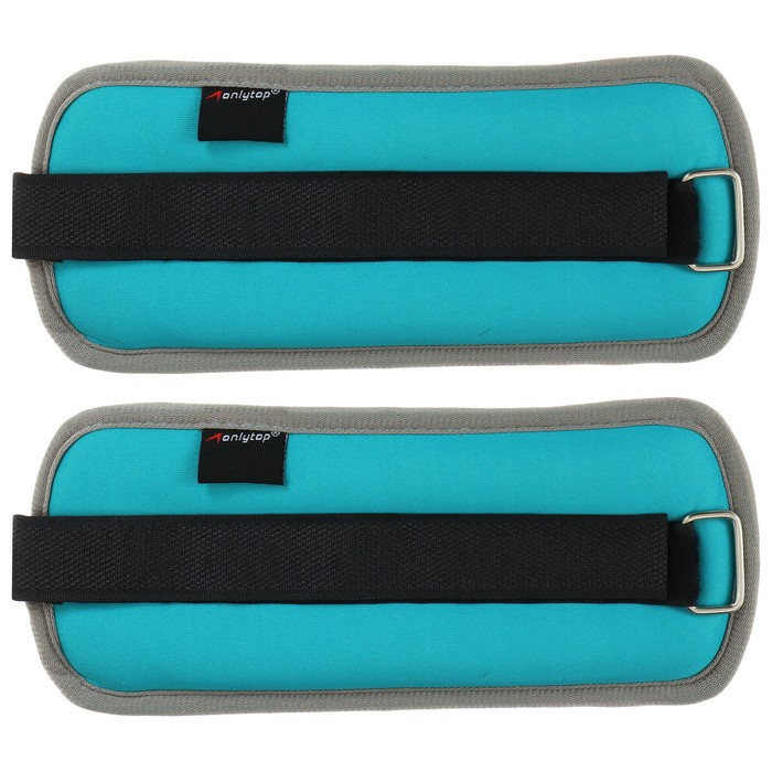 Утяжелители неопреновые ONLYTOP, 2 шт. х 0,25 кг, цвет мятный Утяжелители неопреновые ONLYTOP, 2 шт. х 0,25 кг, цвет мятный