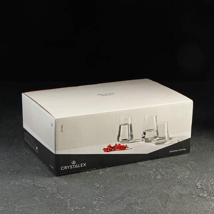 Набор стаканов для виски Bohemia Crystal «Экстра», 350 мл, 6 шт Набор стаканов для виски Bohemia Crystal «Экстра», 350 мл, 6 шт