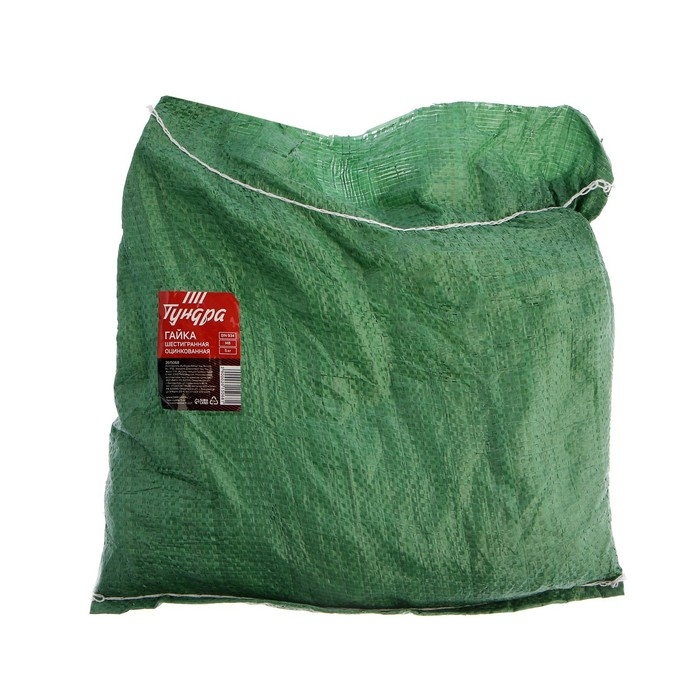 Гайка ТУНДРА, шестигранная, DIN 934, класс прочности 6, оцинкованная, М8, 5 кг Гайка ТУНДРА, шестигранная, DIN 934, класс прочности 6, оцинкованная, М8, 5 кг