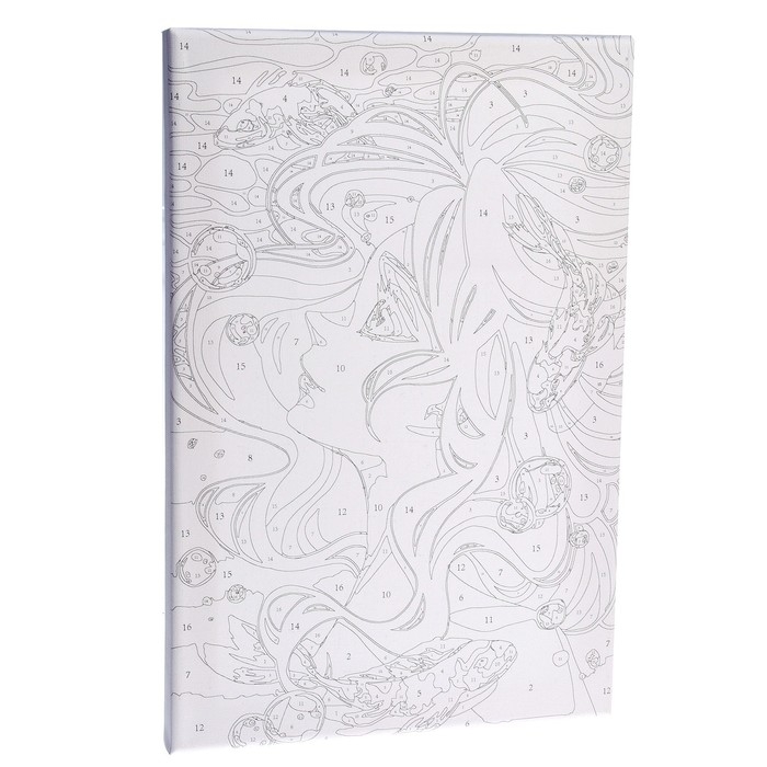 Картина по номерам на холсте с подрамником «Стихия воды», 20х30 см Картина по номерам на холсте с подрамником «Стихия воды», 20х30 см