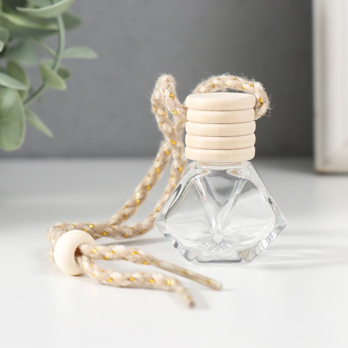 Диффузор стекло для ароматической эссенции  Диффузор стекло для ароматической эссенции "Бриллиант" 8 мл 2,3х2,3х4,5 см