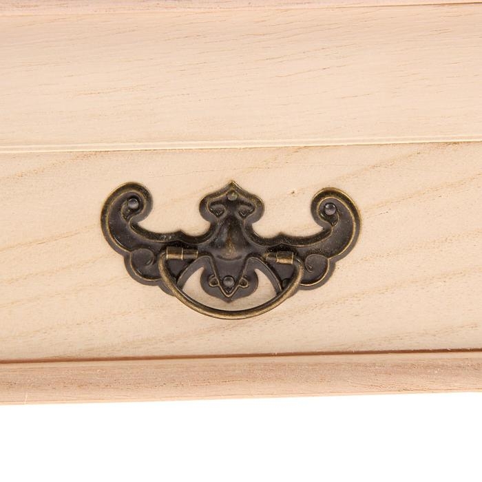 Шкатулка дерево для росписи Шкатулка дерево для росписи "Секреты рукодельницы" 13,5х23,5х10 см