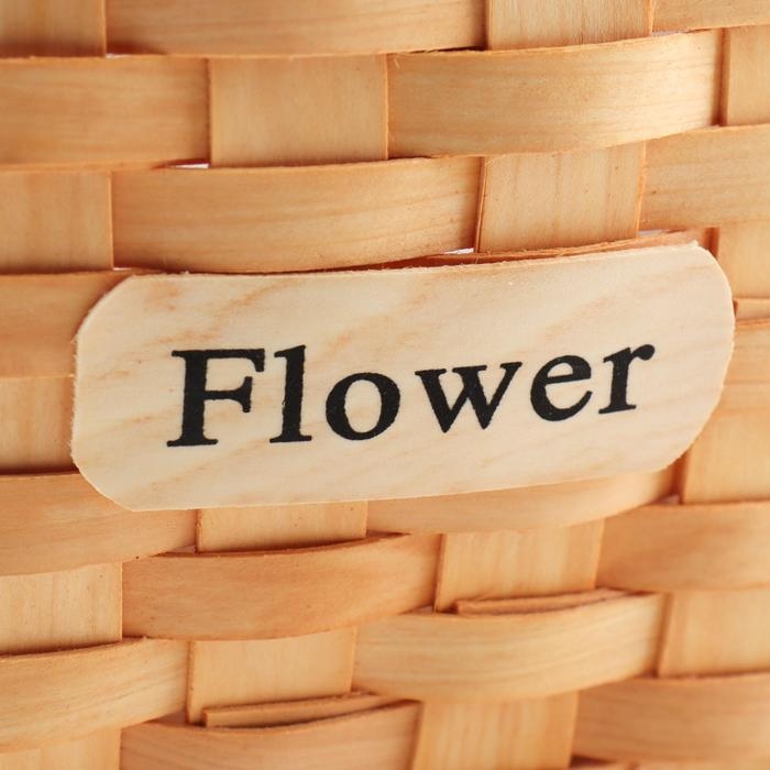 Корзина плетеная, секвойя, 22х15,5х12/25,5 см Корзина плетеная, секвойя, 22х15,5х12/25,5 см