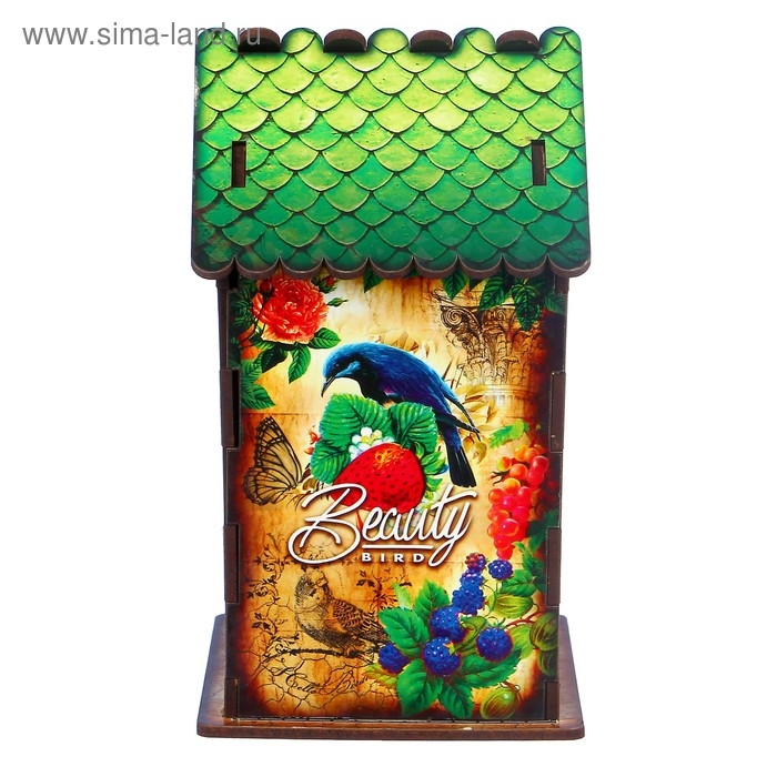 Чайный домик Чайный домик "Время чая", 9,8×9,8×17,4 см