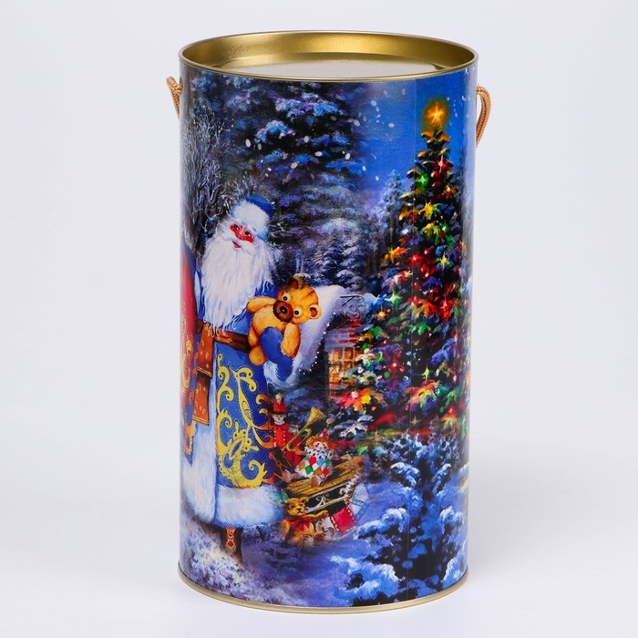 Новый год. Подарочная коробка, тубус «Дедушка Мороз» 120х220мм. Новый год. Подарочная коробка, тубус «Дедушка Мороз» 120х220мм.