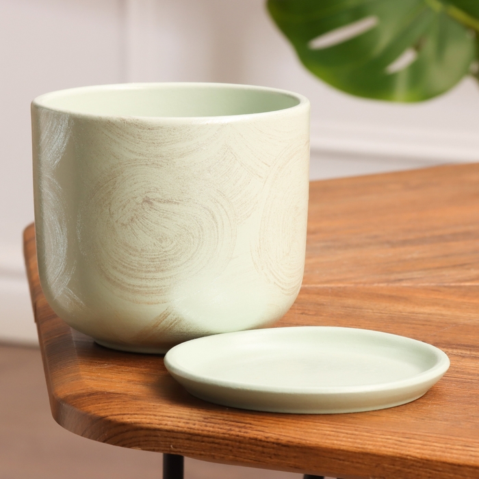 Горшок цветочный Орион зеленый 0.8 л Горшок цветочный Орион зеленый 0.8 л