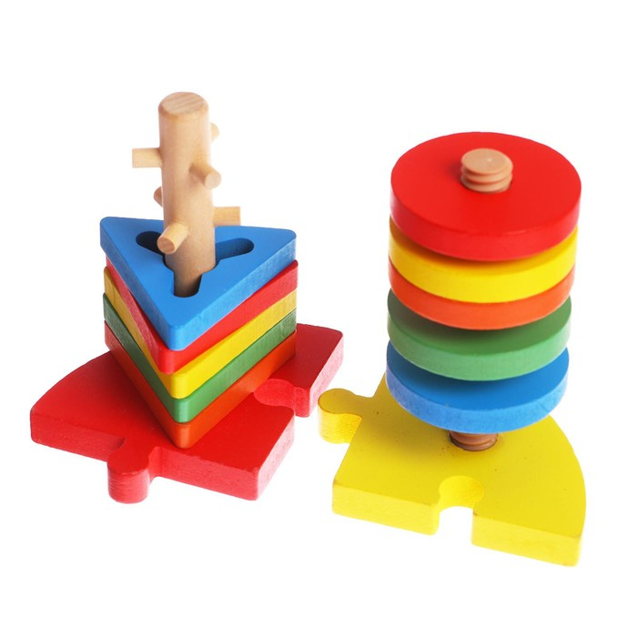 Пирамидка логическая «Пазл» Пирамидка логическая «Пазл»