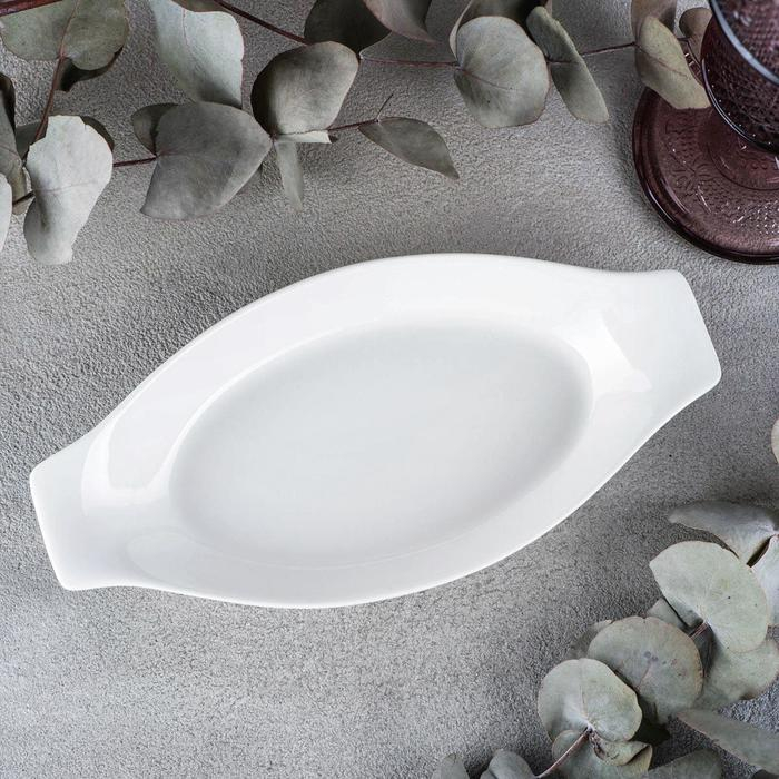 Форма для запекания фарфоровая Wilmax, 200 мл, 20×10 см, цвет белый Форма для запекания фарфоровая Wilmax, 200 мл, 20×10 см, цвет белый