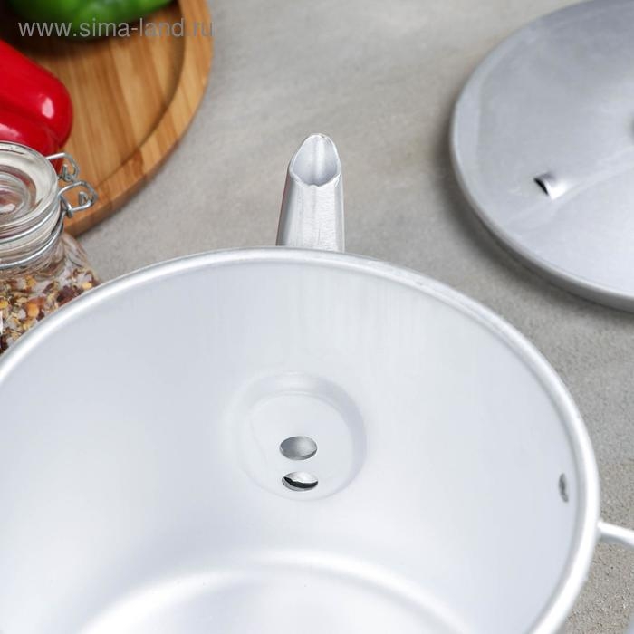 Чайник-котелок алюминиевый, 2,5 л, матовый Чайник-котелок алюминиевый, 2,5 л, матовый