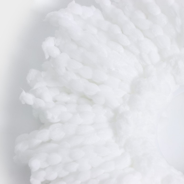 Насадка для швабры с отжимом - центрифугой Доляна, длина нитей 10 см, цвет белый Насадка для швабры с отжимом - центрифугой Доляна, длина нитей 10 см, цвет белый