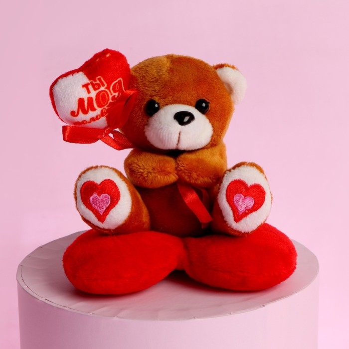 Мягкая игрушка «Ты - моя половинка», медведь, цвета МИКС Мягкая игрушка «Ты - моя половинка», медведь, цвета МИКС