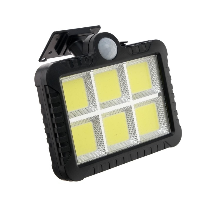 Светодиодный прожектор на солнечной батарее 18 Вт, выносная панель, 15×11×4 см, 6500К Светодиодный прожектор на солнечной батарее 18 Вт, выносная панель, 15×11×4 см, 6500К